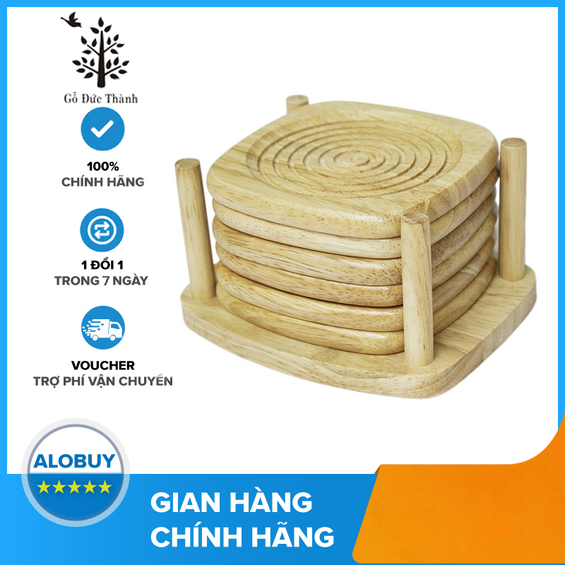 BỘ LÓT LY GỖ ĐỨC THÀNH 21171