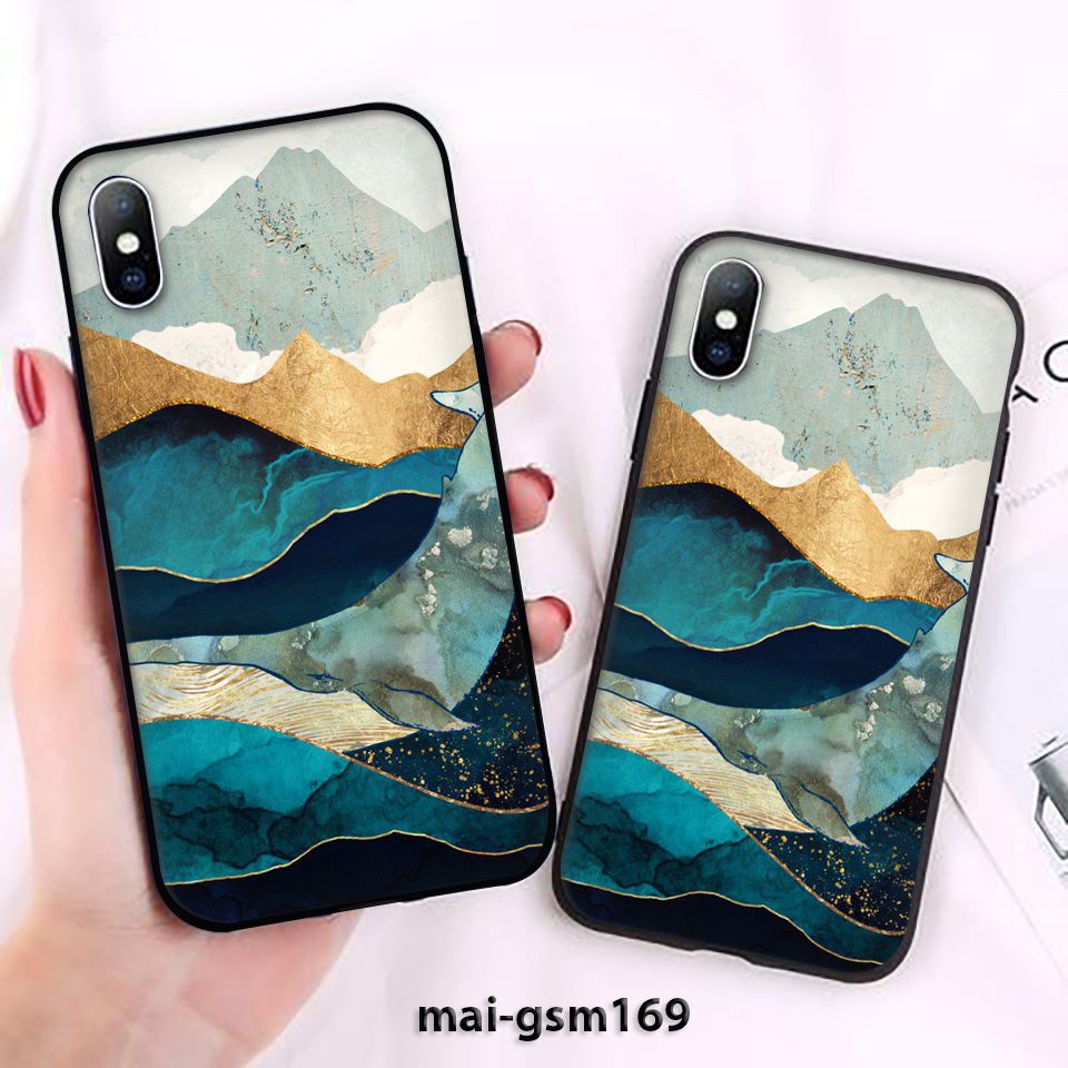 Ốp iPhone X, XS, XR, XS Max in hình Cá voi xanh