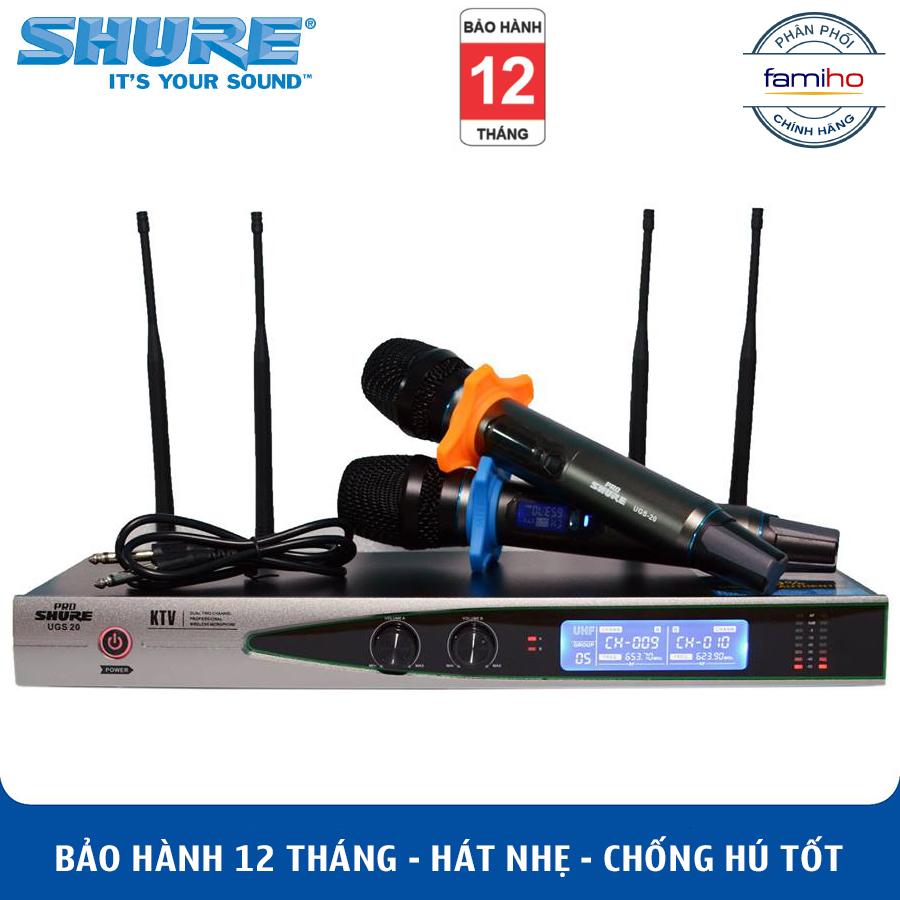 Micro karaoke không dây Shure UGS20