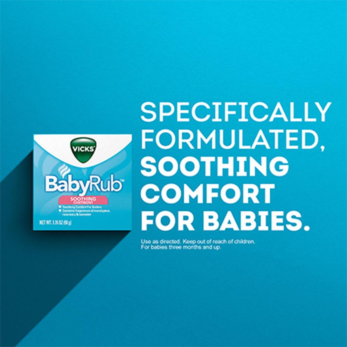 Dầu chống ngạt Vicks BabyRub 50g