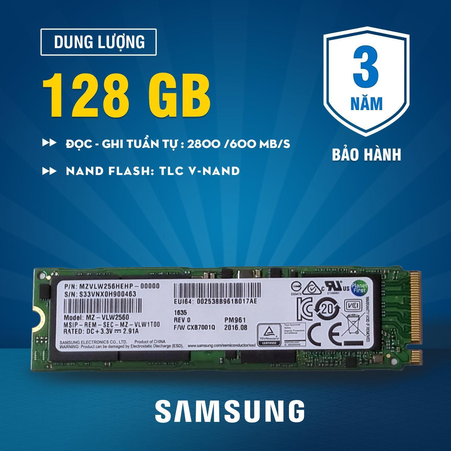 Ổ cứng SSD Samsung 128GB NVMe PM961 M.2 PCIe Gen3 x4