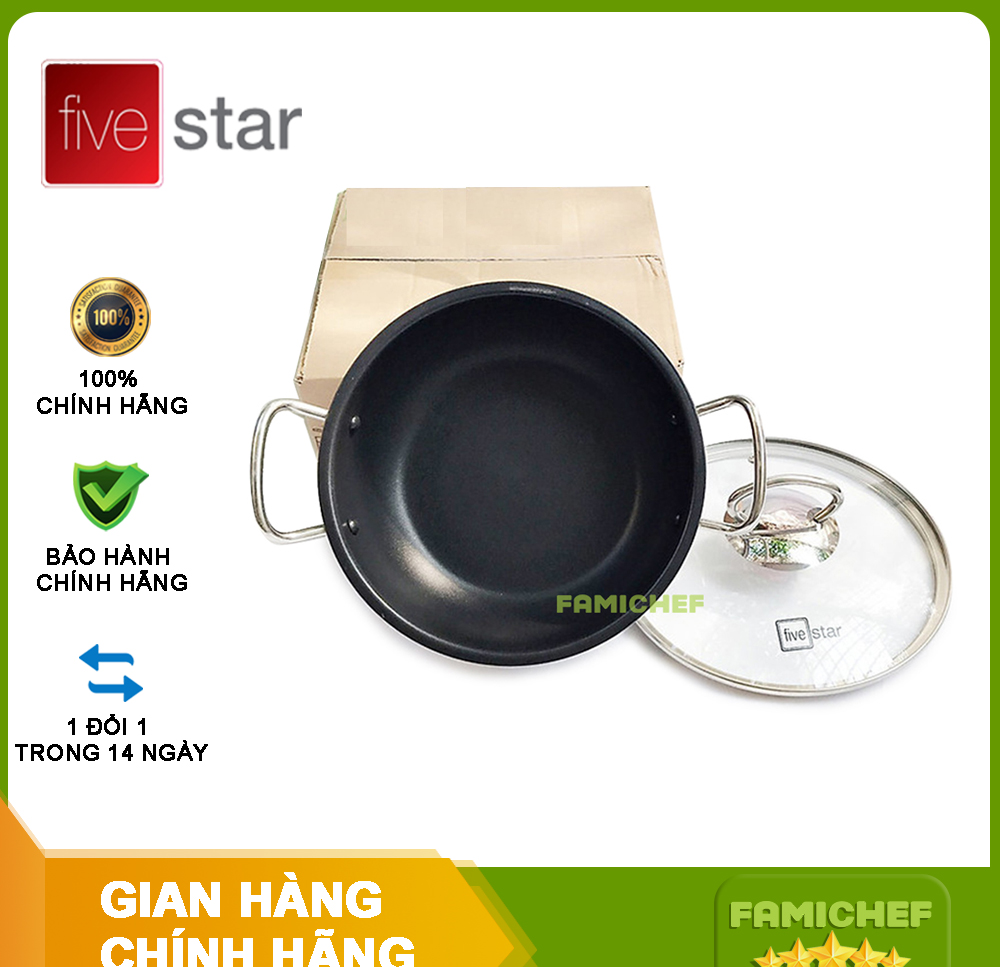 NỒI KHO CÁ INOX CHỐNG DÍNH FIVESTAR FNS18IN005 18CM