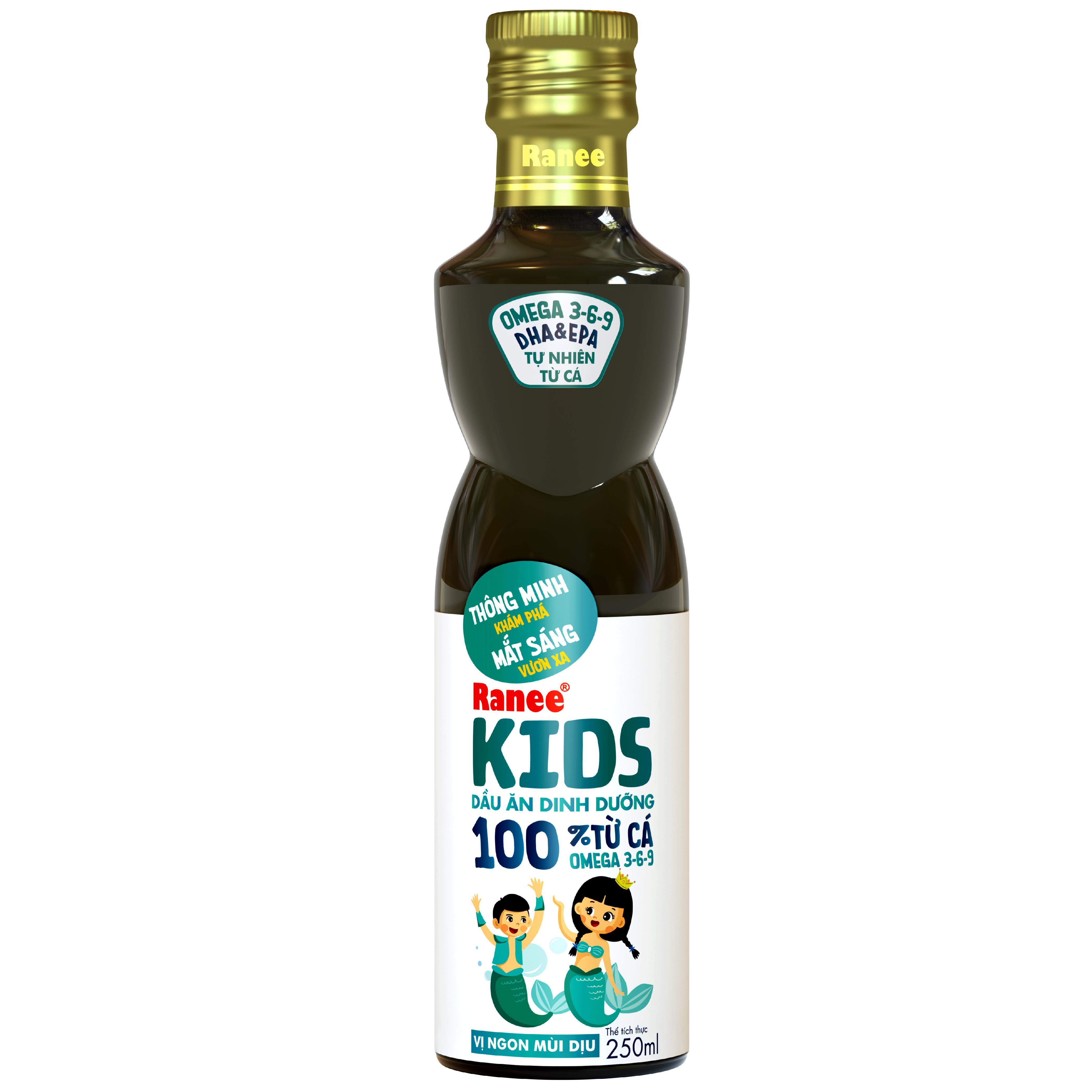Dầu ăn dinh dưỡng Ranee Kids chai 250ml