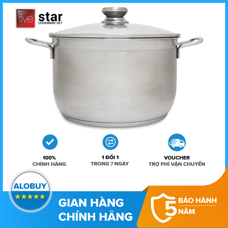 Nồi inox FiveStar N26-3DG 26cm