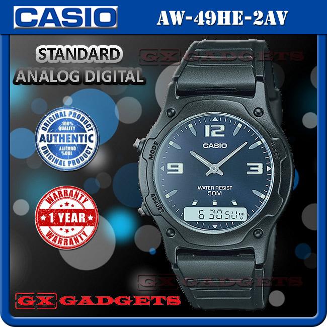 Đồng Hồ Unisex Casio AW-49HE-2AVDF