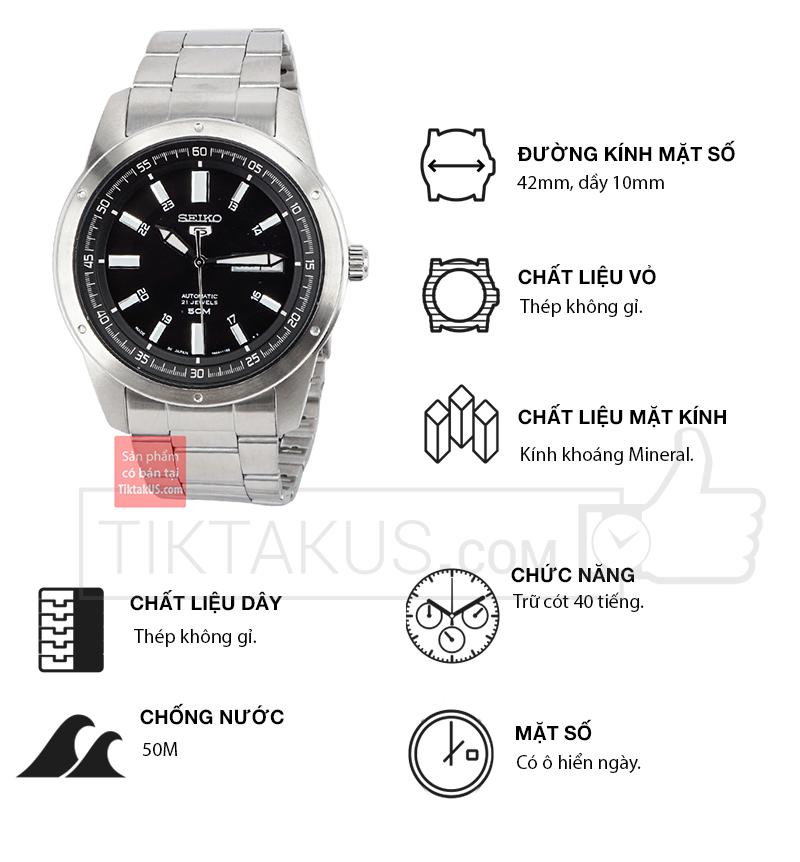 Đồng hồ nam Seiko SNKN13J1