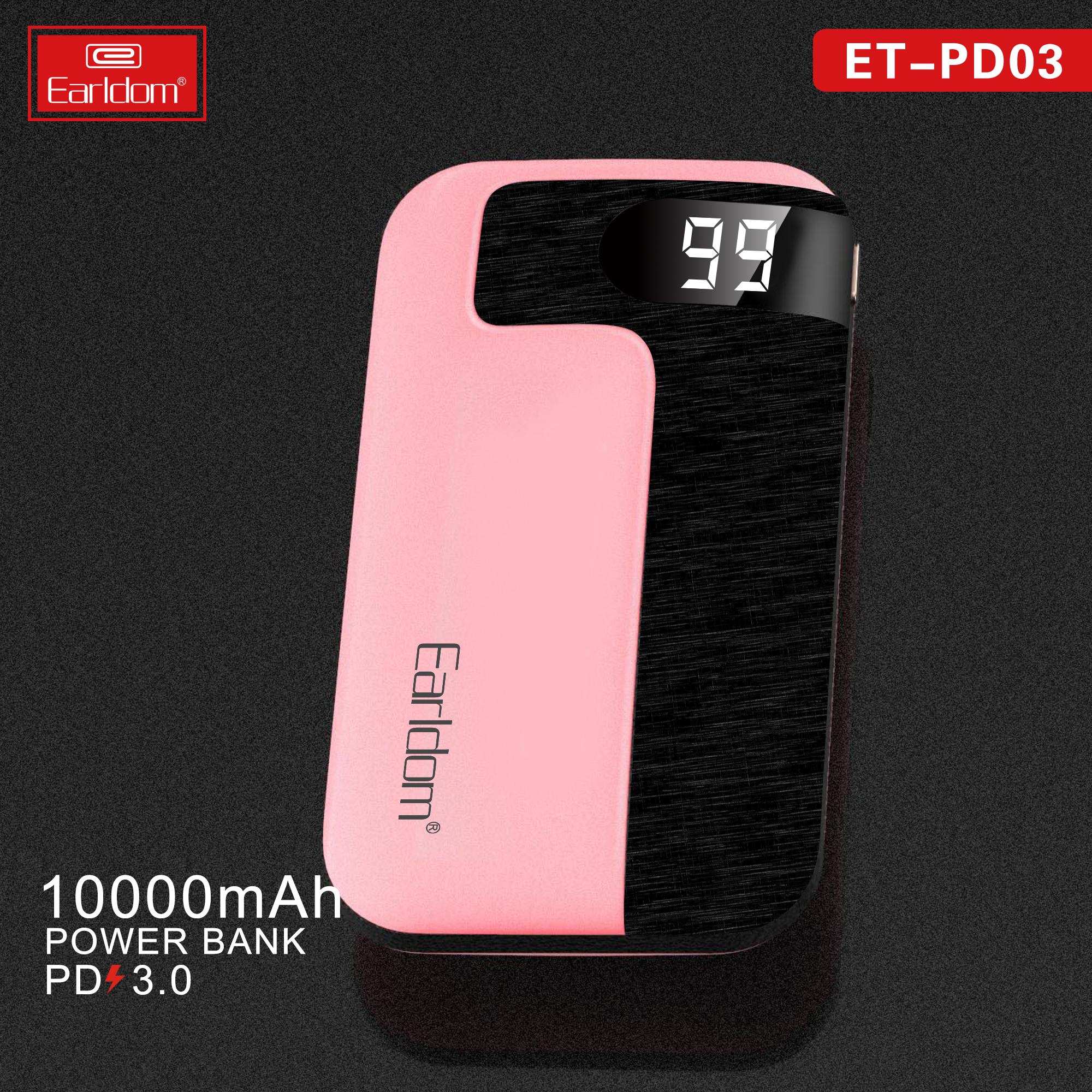 Sạc Dự Phòng Earldom ET-PD03 10.000mAh
