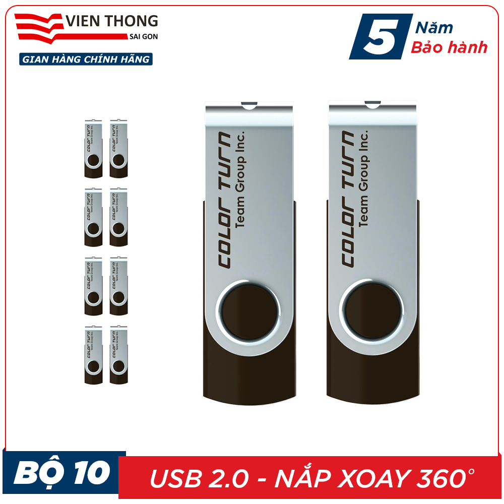 Bộ 10 USB Team 8GB E902