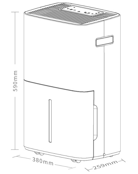 MÁY HÚT ẨM XIAOMI WIDETECH WDH330EFW1