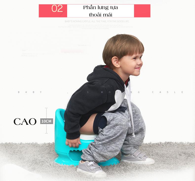 Bô vệ sinh có lưng tựa Chicco
