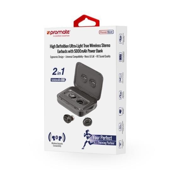 Tai Nghe Bluetooth Promate PowerBeat 5000mAh
