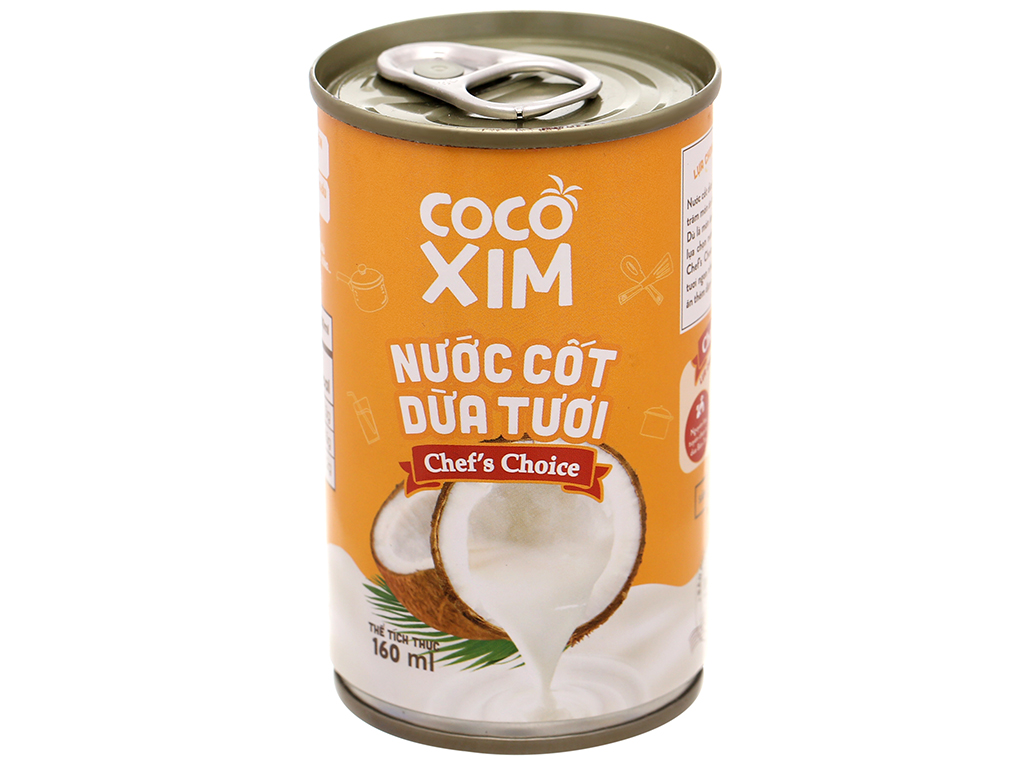 Nước cốt dừa Cocoxim 160ml combo 3 lon