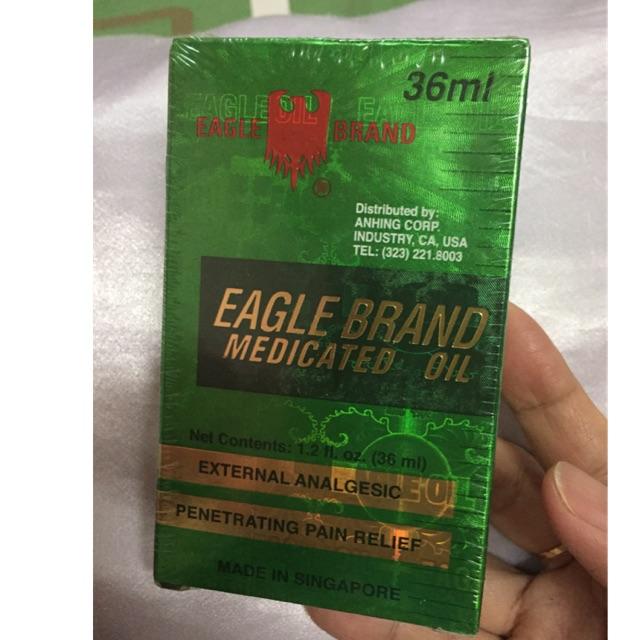 Dầu gió xanh con ó Singapore 36ml