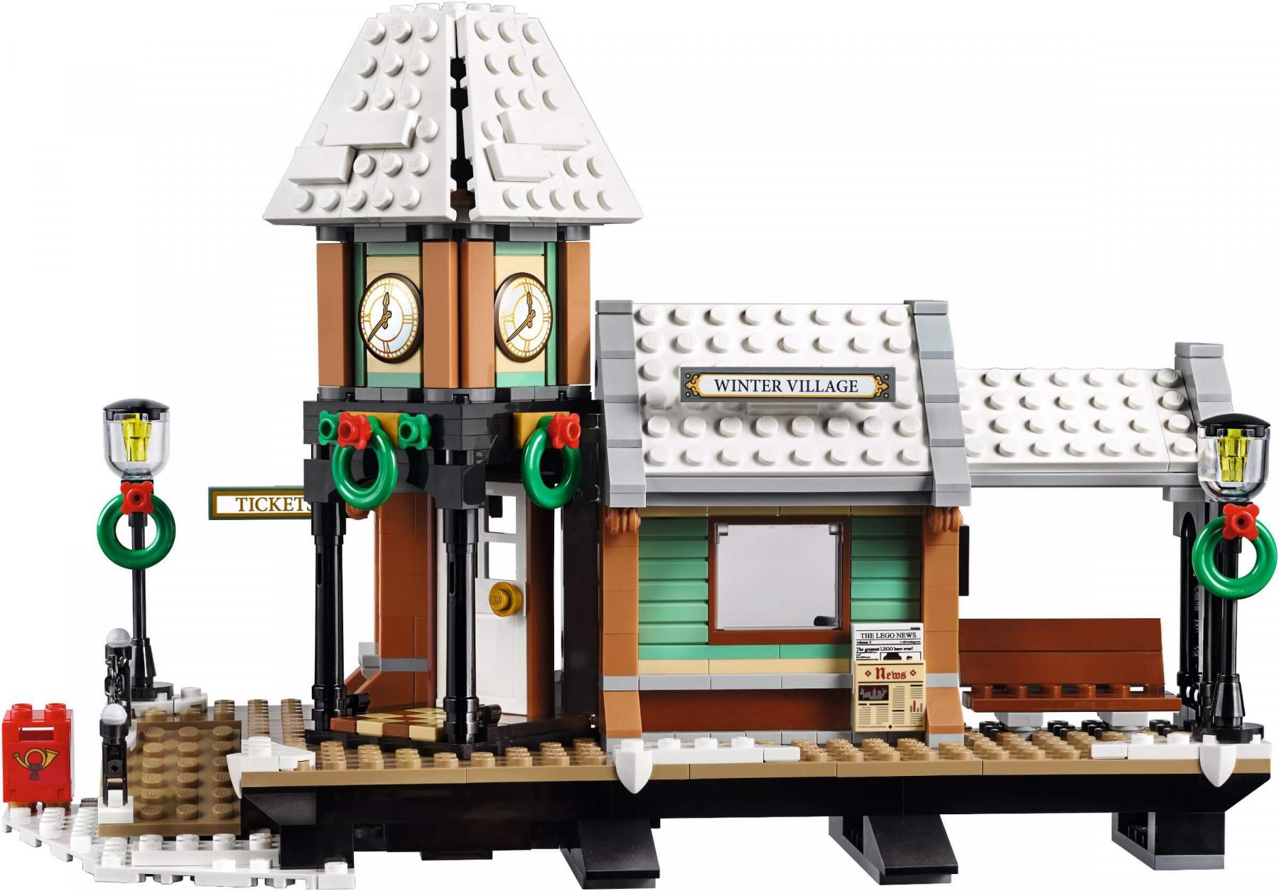 Đồ chơi lắp ráp Lego Creator Expert 10259 - Trạm Xe Lửa phủ Tuyết
