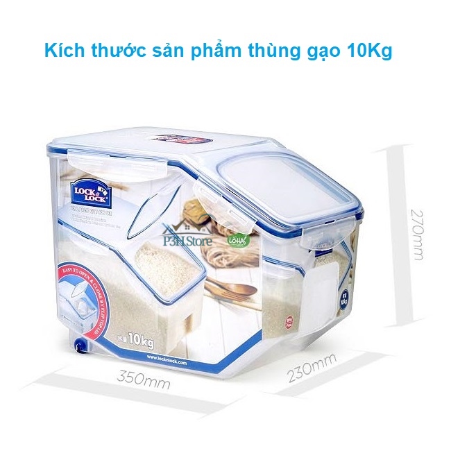 THÙNG GẠO LOCK&LOCK HPL510