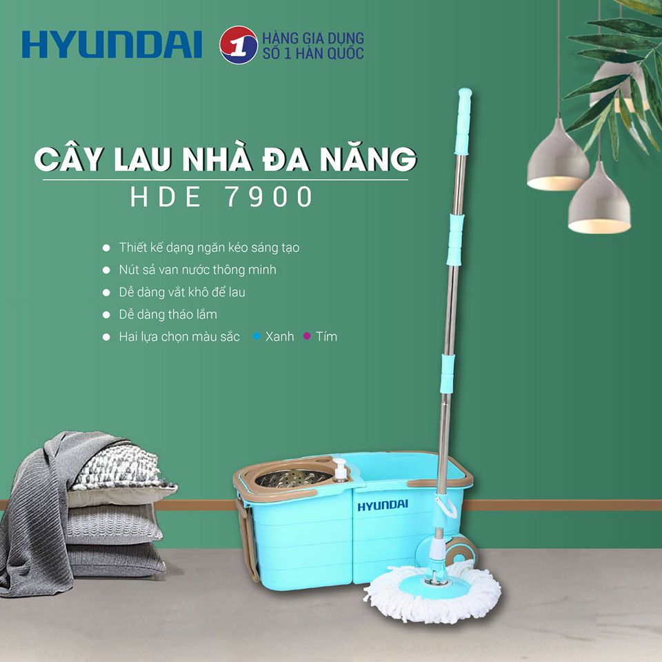 BỘ LAU NHÀ HYUNDAI HDE 7900P