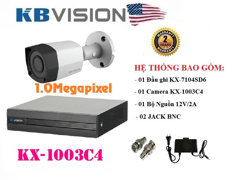 Bộ Camera Kbvision KX-1003C4
