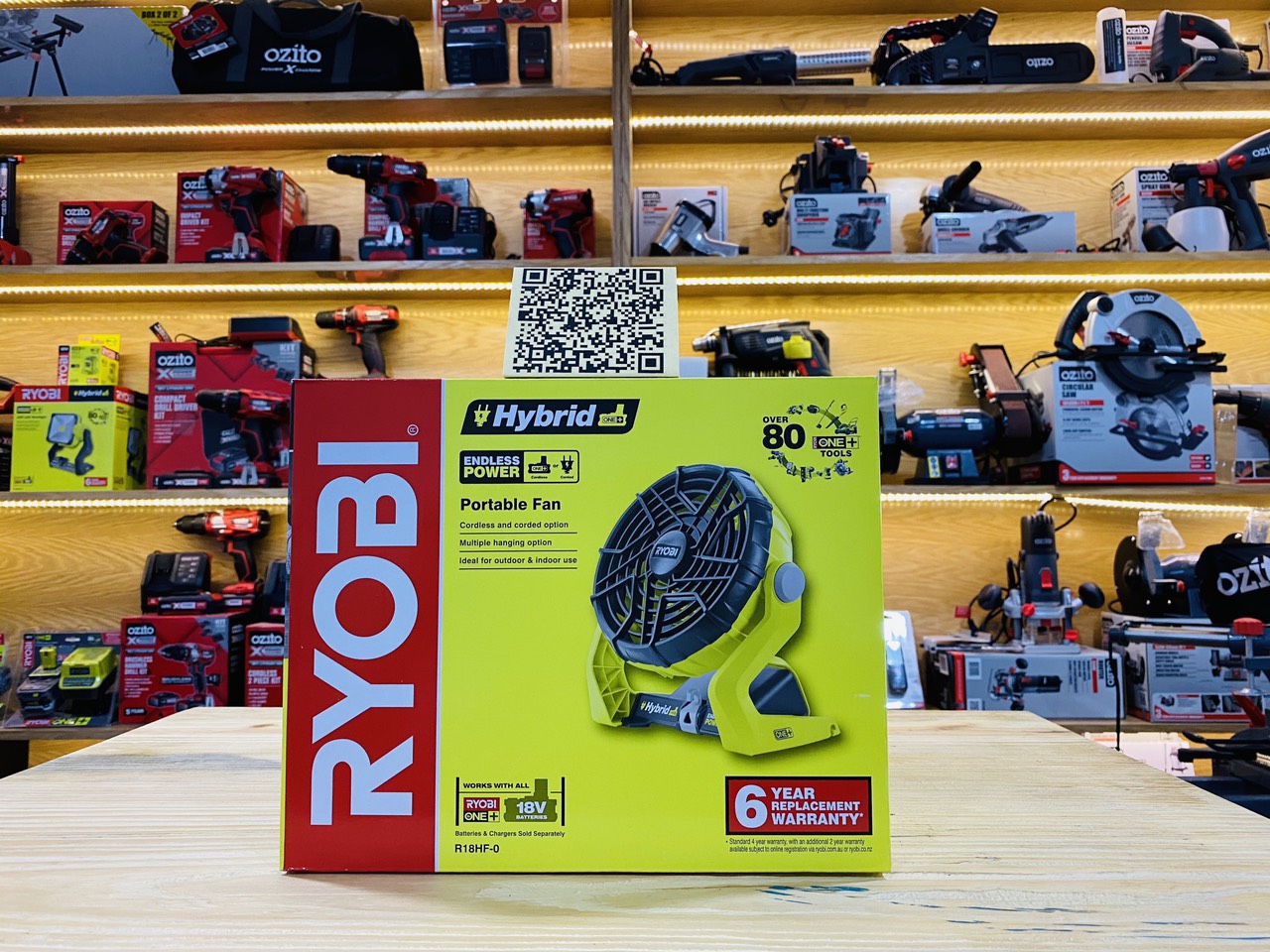 QUẠT PIN RYOBI R18HF-0