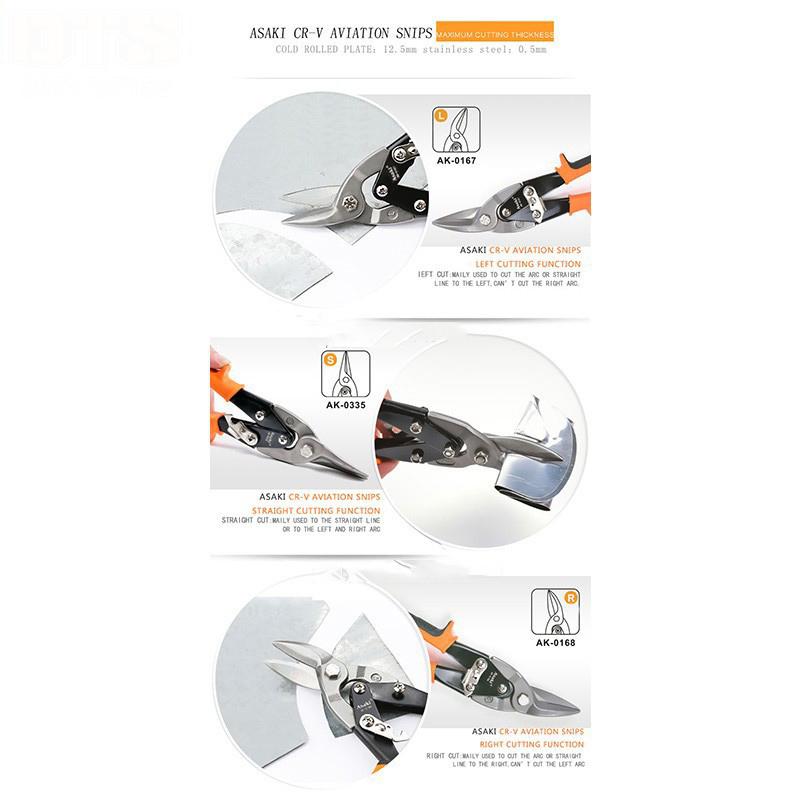 Kéo cắt tôn phải Asaki AK-168 10inch