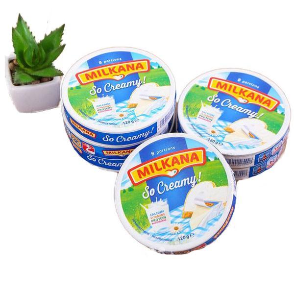 Phô mai Milkana 8 miếng – hộp 120gr