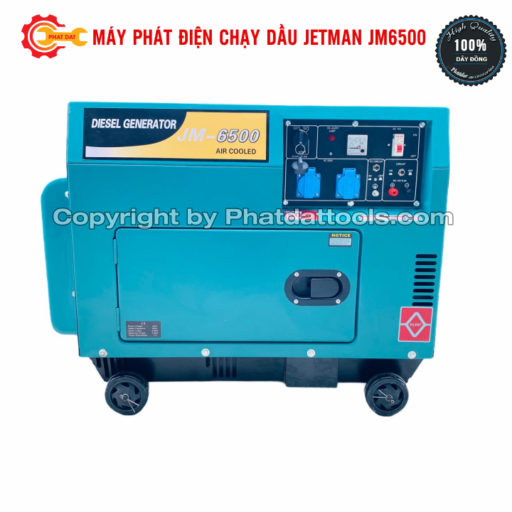 MÁY PHÁT ĐIỆN CHẠY DẦU JETMAN JM6500
