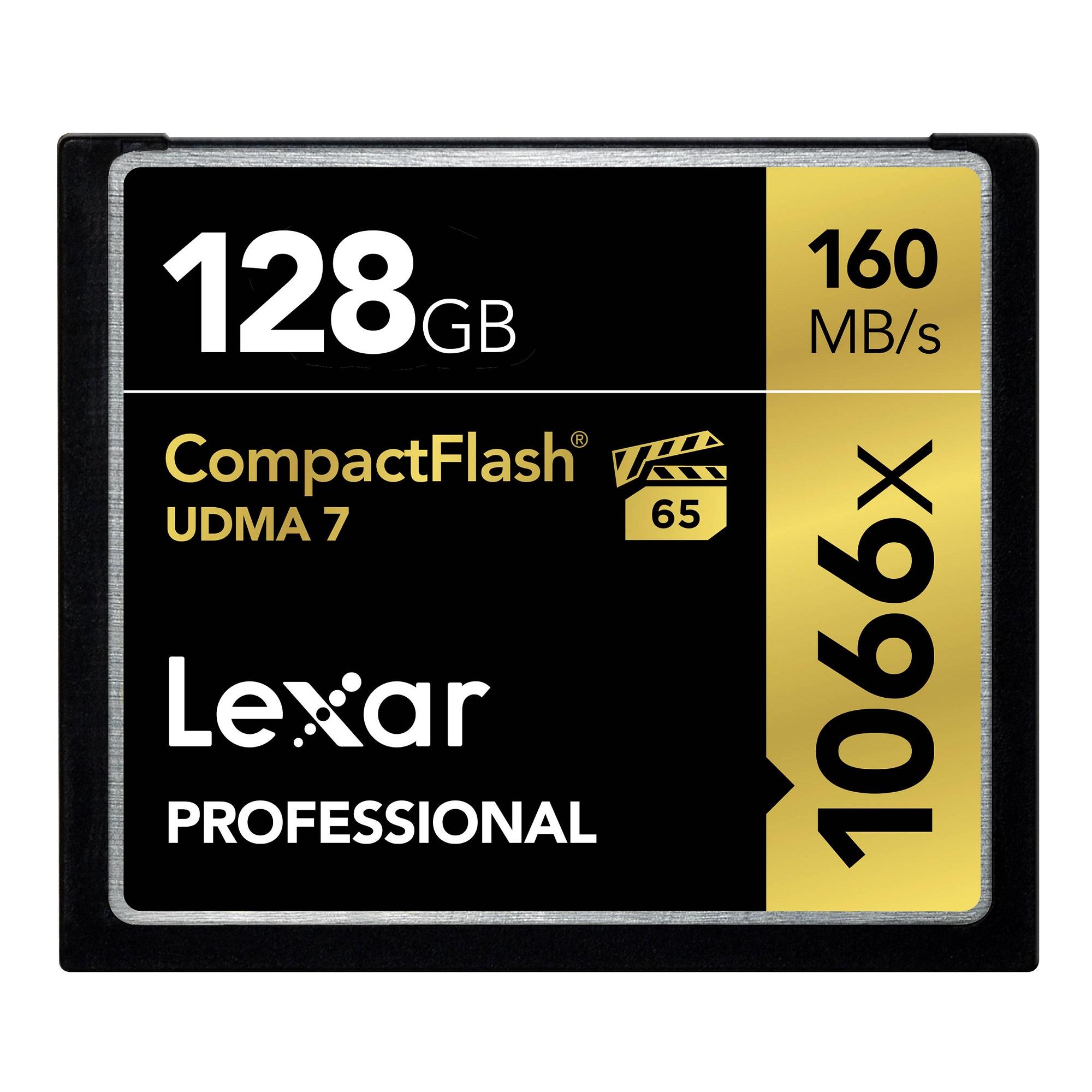 Thẻ Nhớ CompactFlash Lexar Professional 1066X 128GB 160MB/s