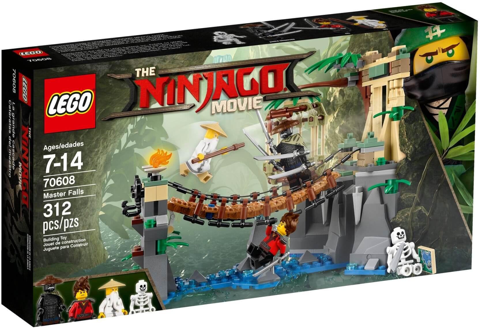 Đồ chơi vượt cầu hiểm trở Lego Ninjago 70608 (312 chi tiết)