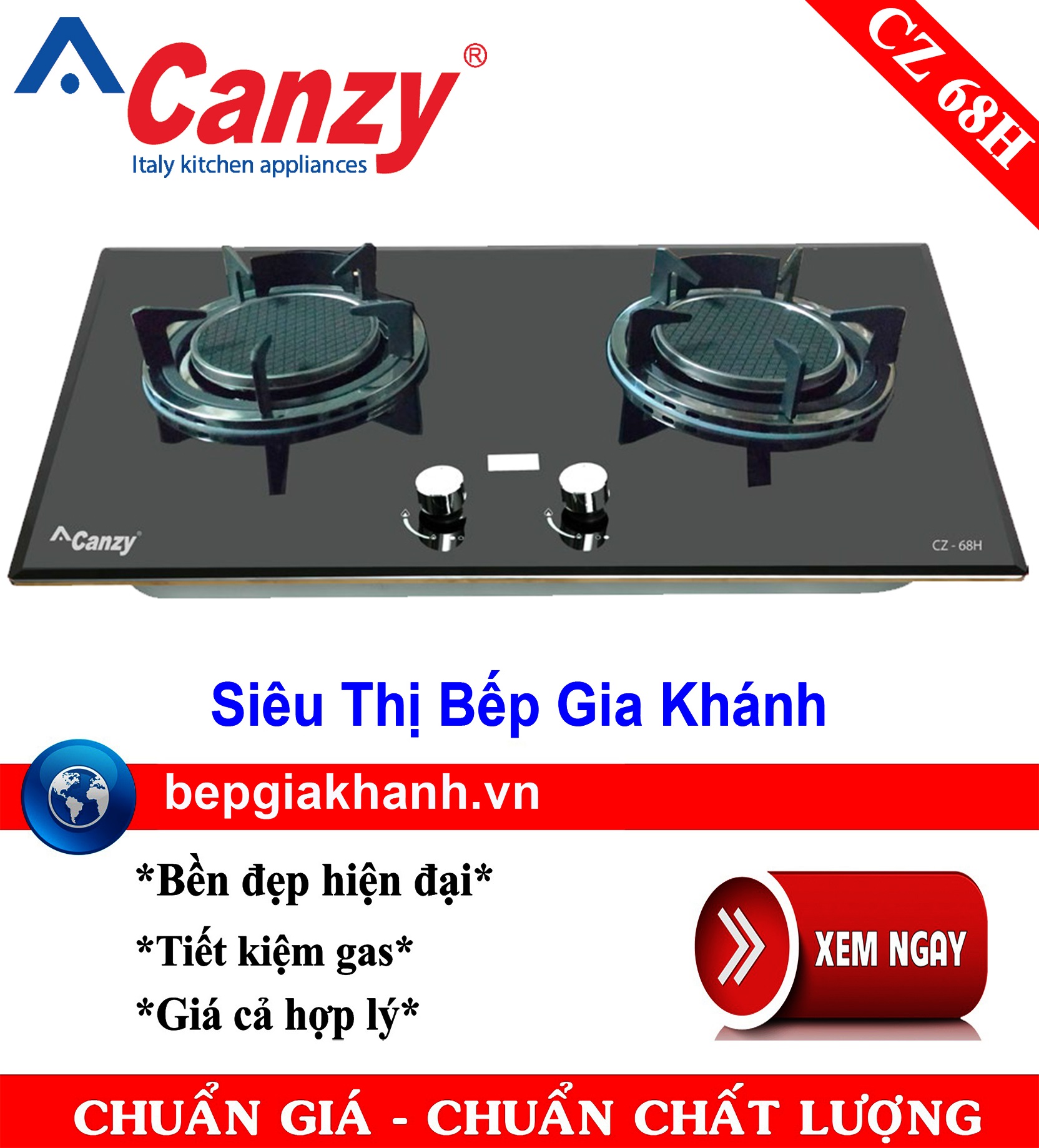 Bếp gas Canzy CZ 68H