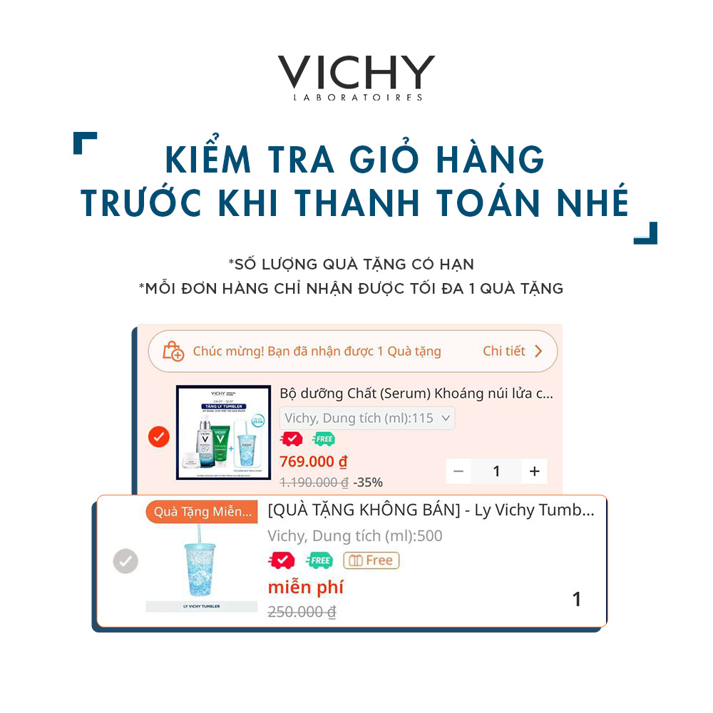Xịt Khoáng Vichy Mineralizing Thermal Water 150ml
