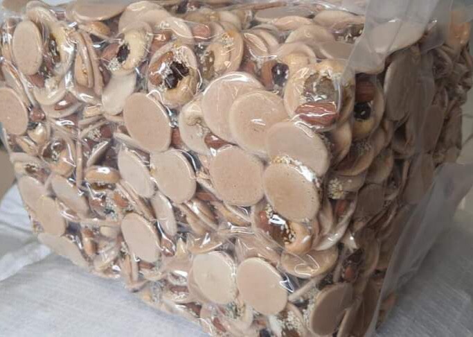 Bánh đồng tiền mix hạt 500g