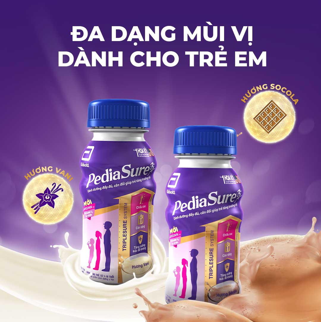 Sữa bột pha sẵn Pediasure 110ml combo 12 hộp