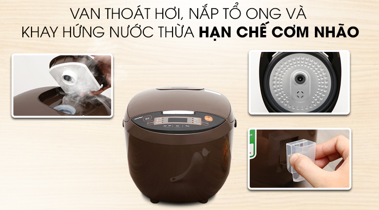 Nồi cơm điện Comfee CR-FD1820B 1.8L