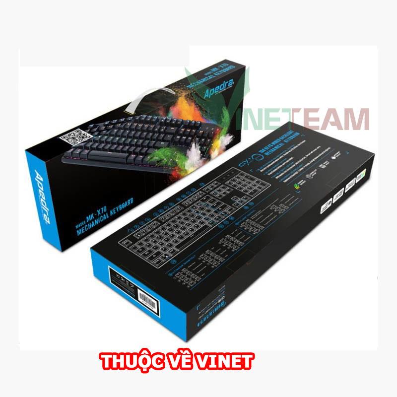 Bàn phím cơ thủ Apedra MK-X70