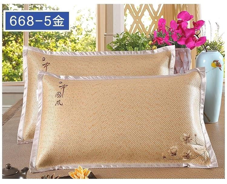 Vải Viscose Vỏ Gối Băng Mây Vỏ Gối Để Tăng Mùa Hè Mát Mẻ Hai Mặt Chiếu Người Lớn Một Cặp Mùa Hè Dây Khóa Chiếu Mùa Hè