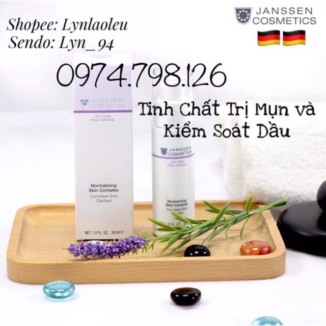 Tinh Chất Trị Mụn Và Kiểm Soát Dầu Janssen Cosmetics Normalizing Skin Complex 30ml