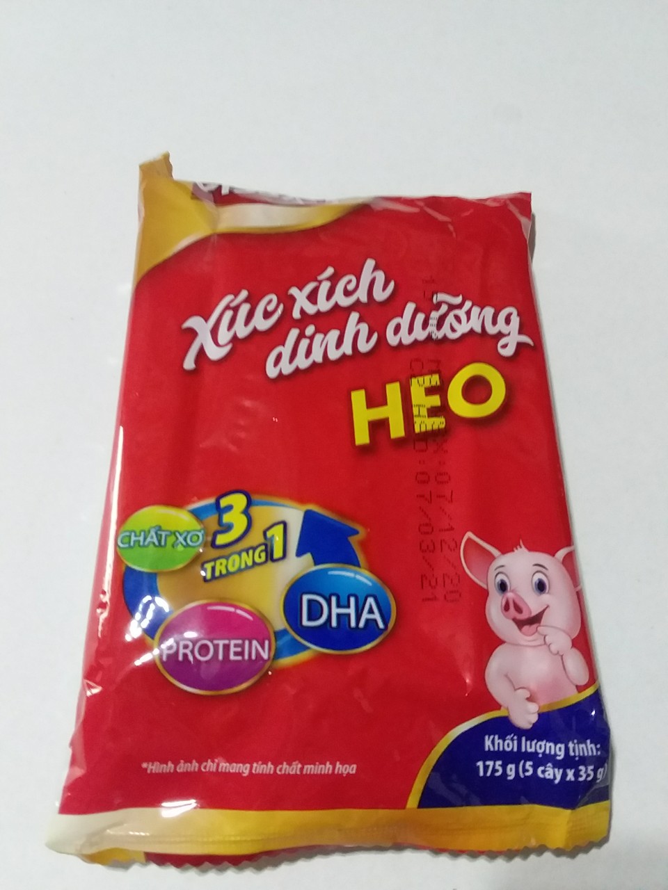 Xúc xích heo Vissan  175g (gói 5 cây x 35g)