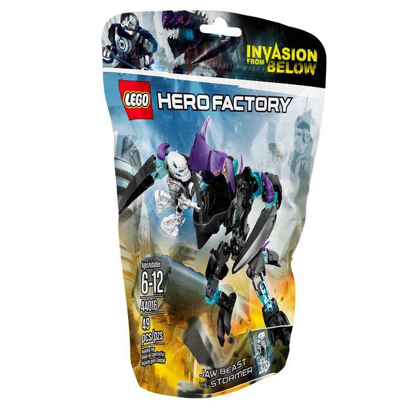 Mô Hình LEGO Hero Factory 44016 Stormer Đối Đầu Quái Vật Móng Vuốt