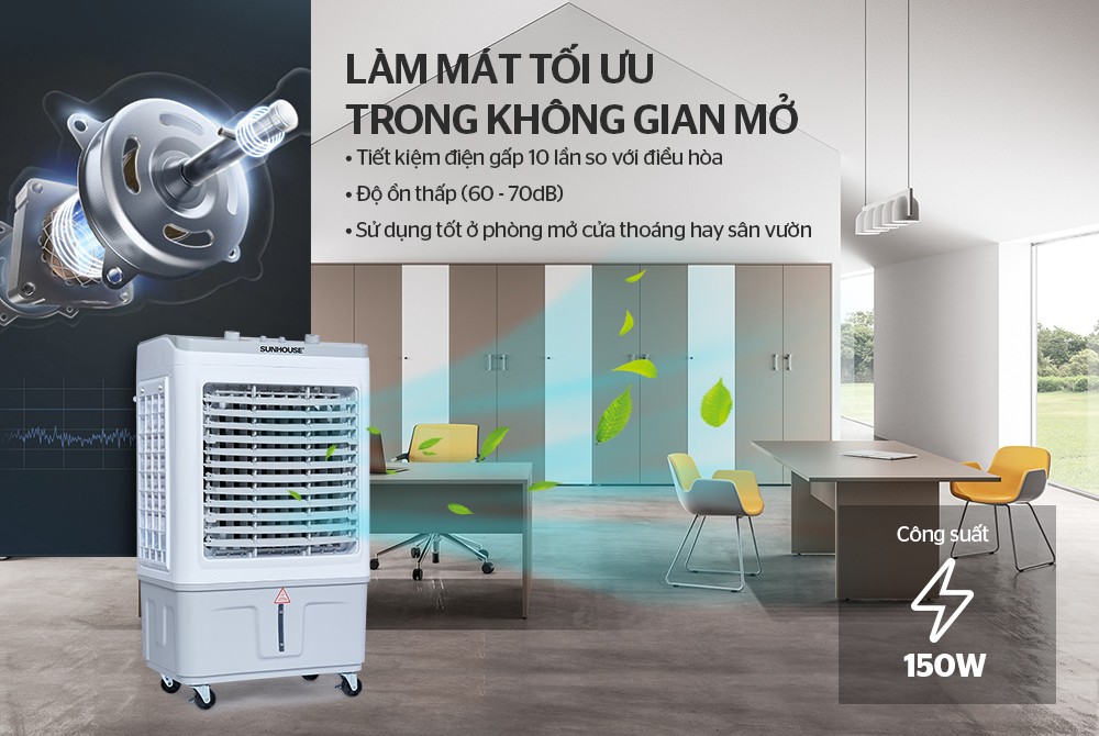QUẠT ĐIỀU HÒA SUNHOUSE SHD7734