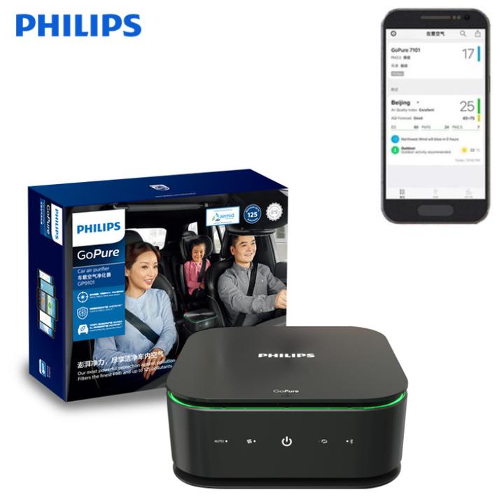 Máy lọc không khí, khử mùi trên xe ô tô, xe hơi Philips GP9101