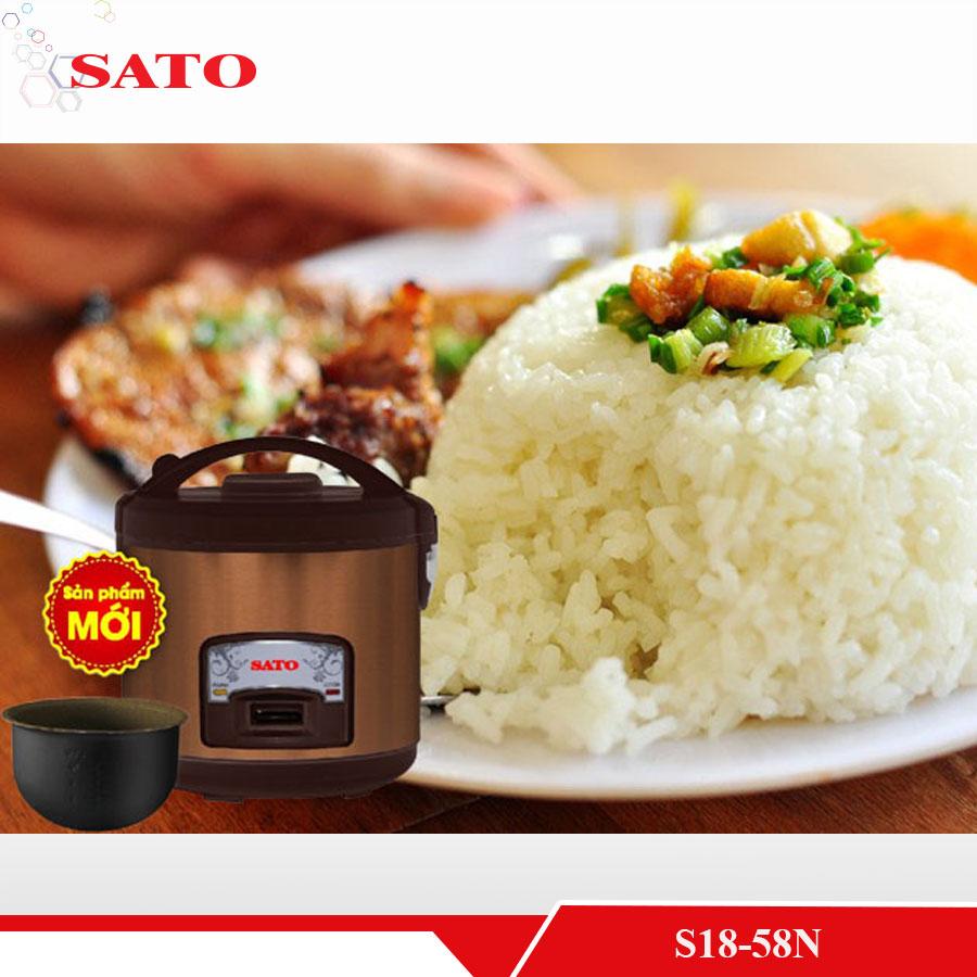 Nồi cơm điện SATO S18-58N 1.8L