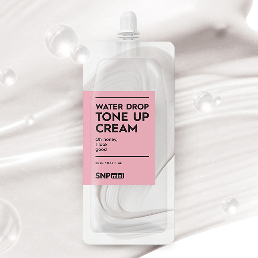 Kem Dưỡng Trắng Nâng Tông SNP Mini Water Drop Toner Up Cream 25ml