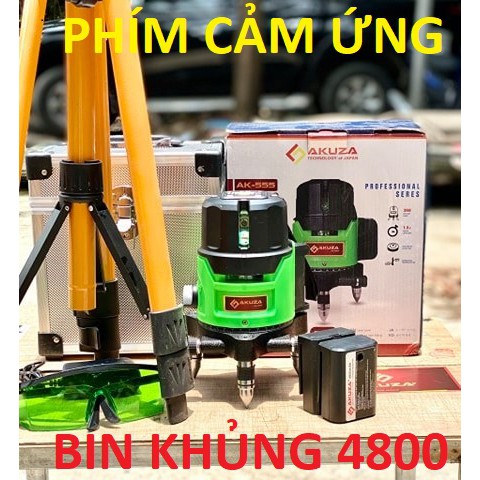 MÁY CÂN BẰNG LAZER 5 TIA XANH AKUZA AK-555