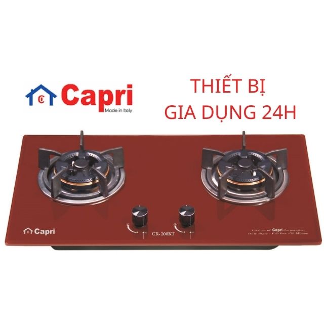 Bếp gas âm Capri CR-208KT đôi