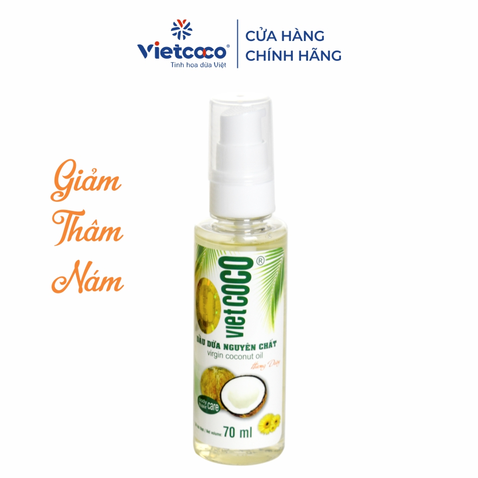 Dầu dừa hương Daisy nguyên chất VIETCOCO 70ml