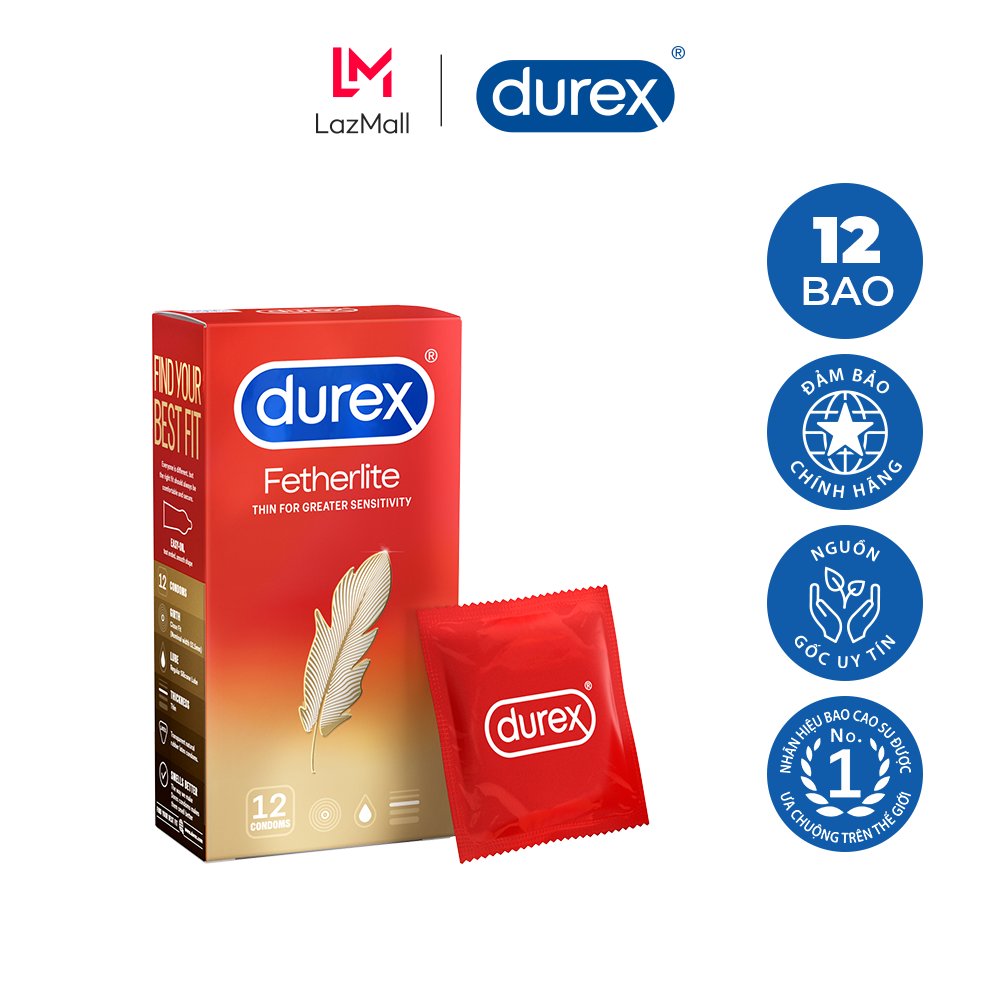 Bao cao su Durex Fetherlite 12 bao