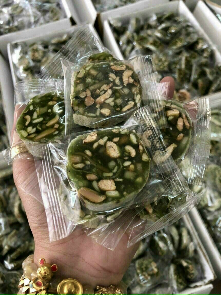 Kẹo Chuối Cuộn Đậu Phộng 500G