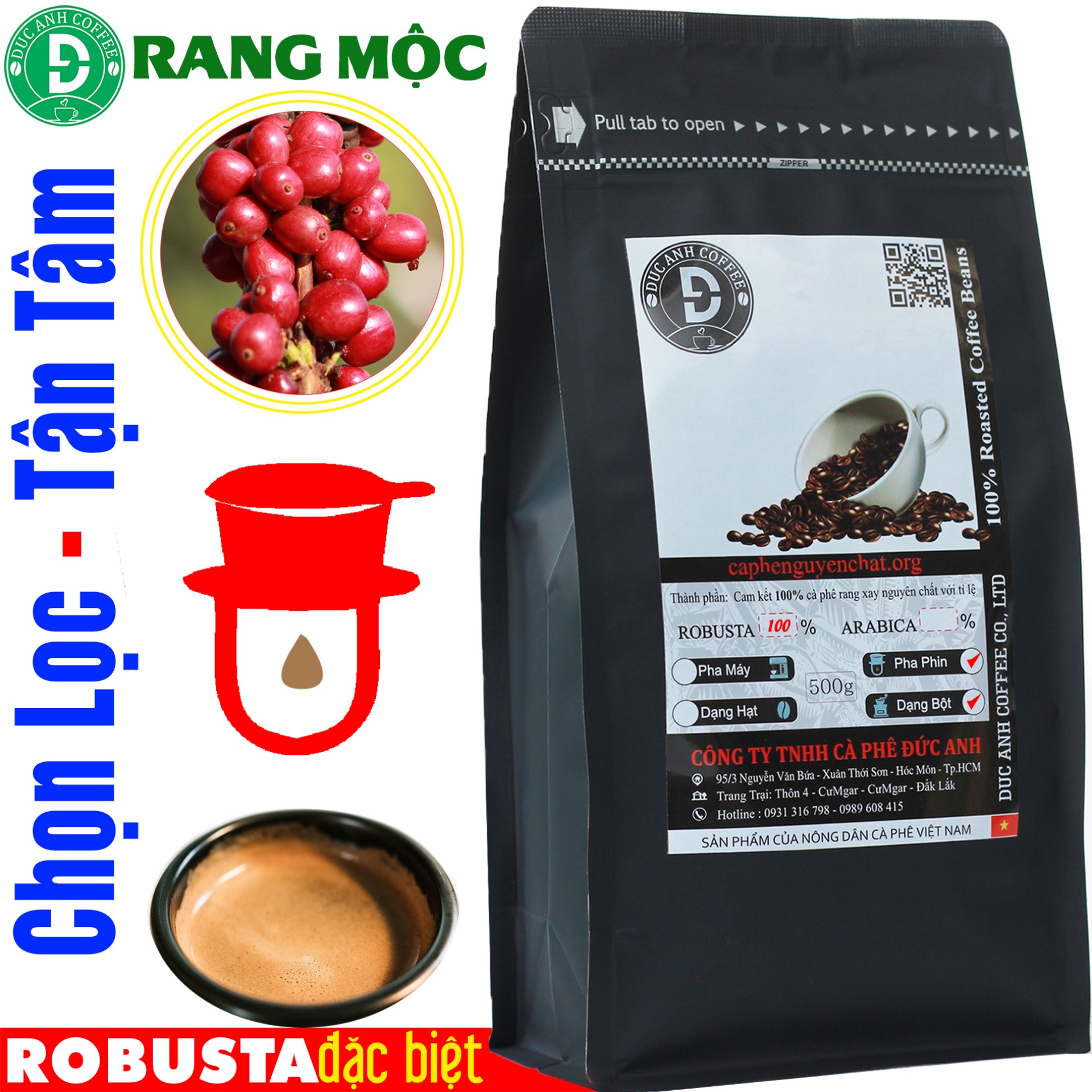 Cà Phê Đức Anh Robusta