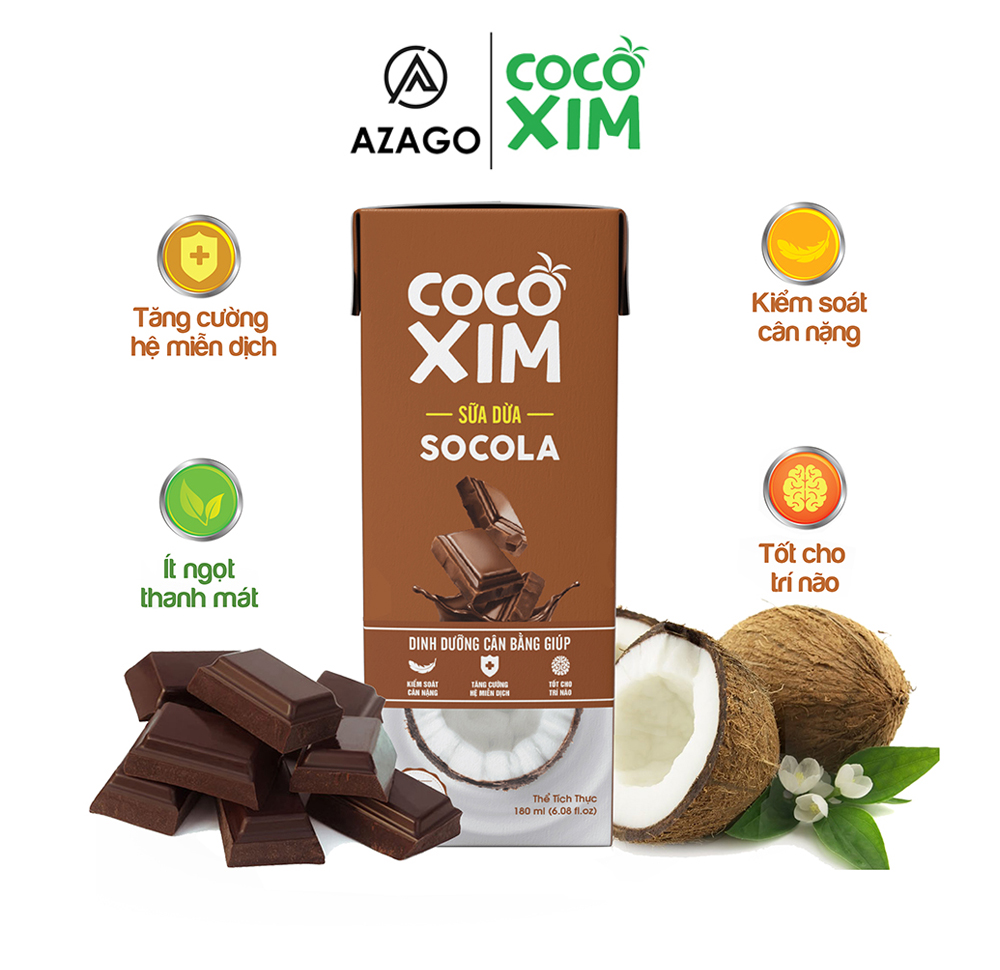 Sữa Dừa Cocoxim Chocolate 330Ml