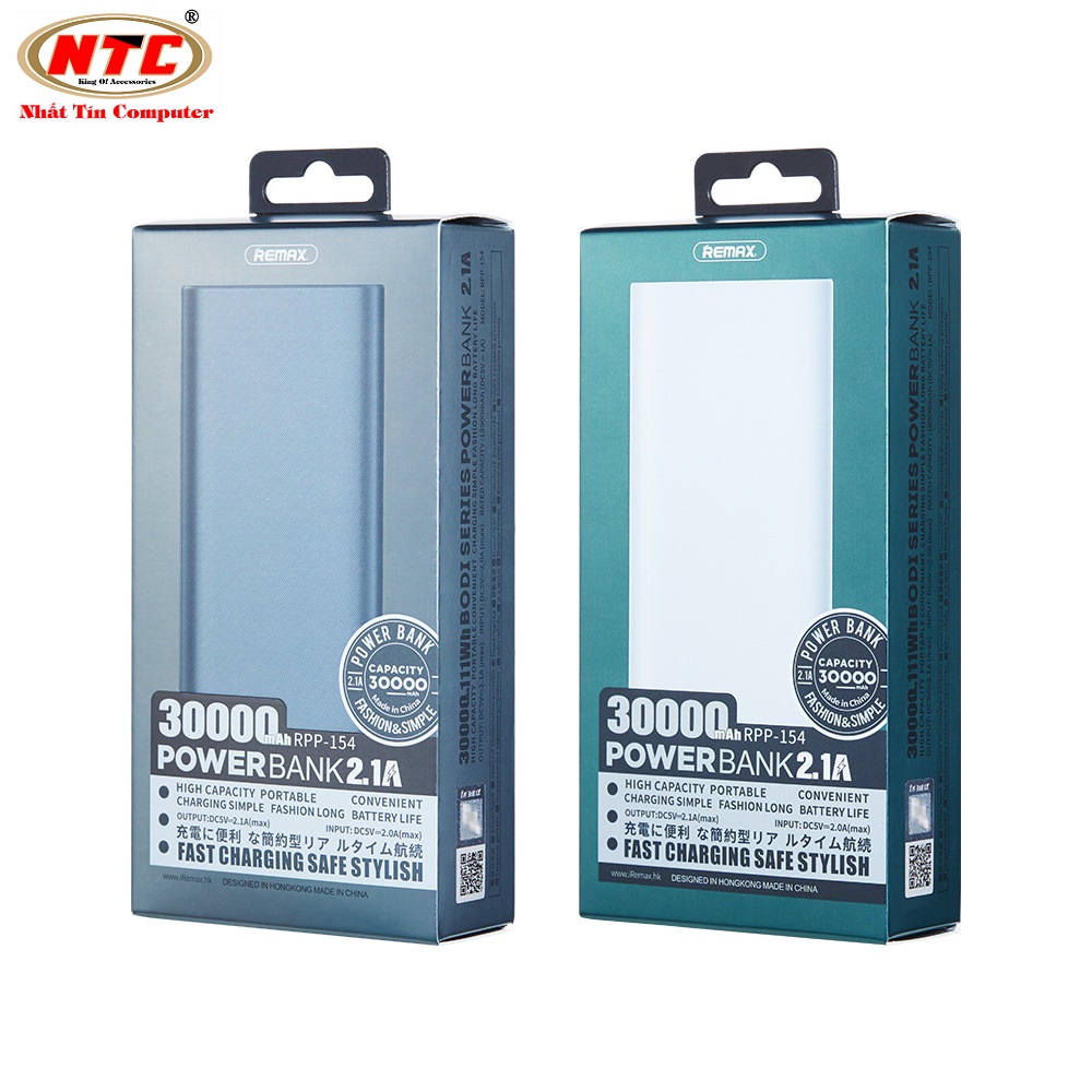 Sạc dự phòng Remax Rpp-154 30.000mah