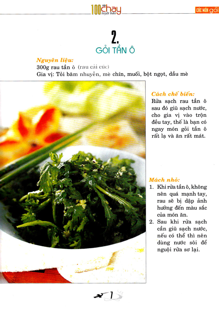 100 Món Chay Tuyệt Hảo